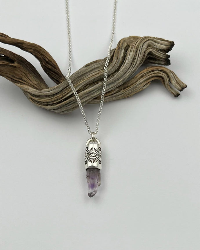 Ver Cruz Amethyst Portal Talisman Necklace