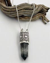 Tibetan Phantom Quartz Desert Eye Talisman Necklace