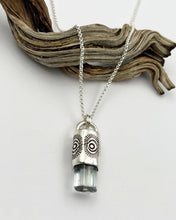 Aquamarine Tumbleweed Talisman Necklace