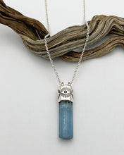Aquamarine Eye Talisman Necklace