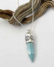 Larimar Eye Talisman Necklace
