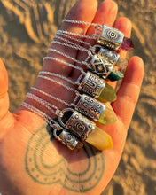 Pink Tourmaline Eye Talisman Necklace