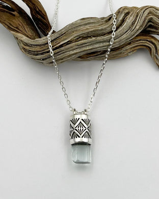 Aquamarine Arroyo Talisman Necklace