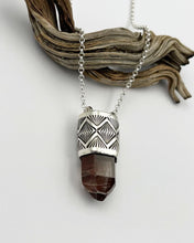Red Hematite Quartz Talisman Necklace