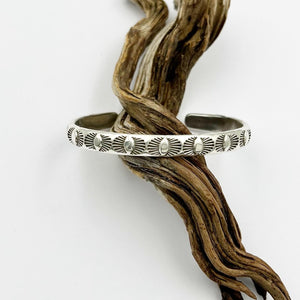 MTO Mystic Eye II Hand Stamped Stacker Cuff