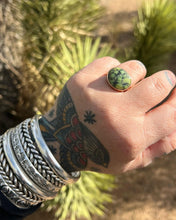 New Lander Variscite 14k Gold Ring 8.5/9