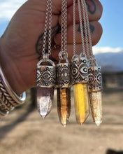 Namibia Quartz Desert Eye Talisman Necklace