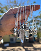 Lavender Kunzite Agave Talisman Necklace