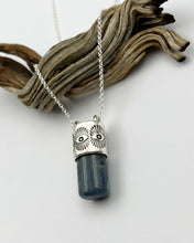 Blue Kyanite Eye Talisman Necklace