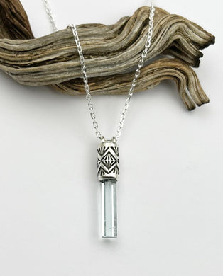Aquamarine Arroyo Talisman Necklace