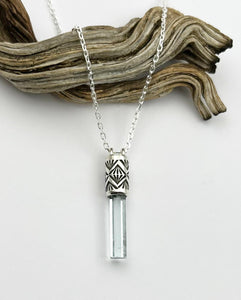 Aquamarine Arroyo Talisman Necklace