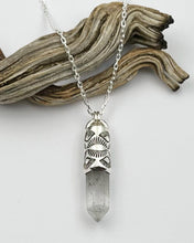 Tibet Quartz Eye/Fan Talisman Necklace