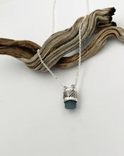 Aquamarine Mini Arroyo Talisman Necklace