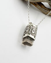 Pink Topaz Tumbleweed Talisman Necklace