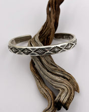 Palo Verde Heavyweight Hand Stamped Stacker Cuff M/L