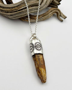 Orange Kyanite Portal Talisman Necklace