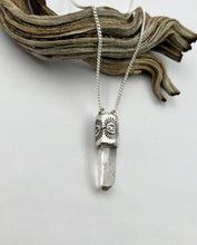 Starbrary Etched Quartz Portal Talisman Necklace