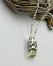 Yellow Apatite Eye Talisman Necklace