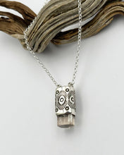 Pink Topaz Tumbleweed Talisman Necklace