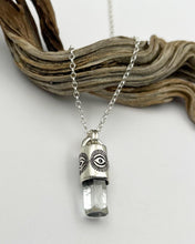 Aquamarine Eye Talisman Necklace