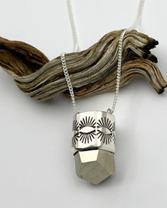 Pyrite Juniper Talisman Necklace