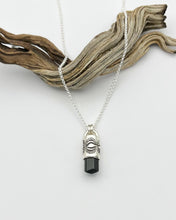 Black Tourmaline Eye II Talisman Necklace