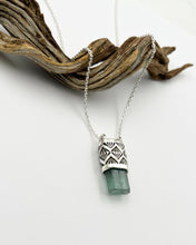 Zambian Aquamarine Arroyo Talisman Necklace