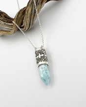 Larimar Palmas Talisman Necklace