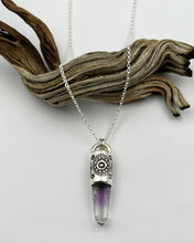 Guerrero Amethyst Sun/Orb Talisman Necklace