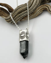 Phantom Tibetan Quartz Juniper Talisman Necklace