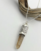 Namibia Quartz Desert Eye Talisman Necklace
