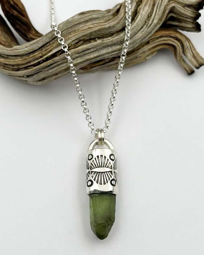 Peridot Mystic Eye Talisman Necklace