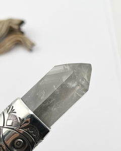Grey Phantom Big Eye Talisman Necklace