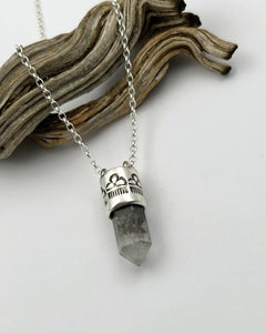 Tibet Quartz Raincloud Talisman Necklace