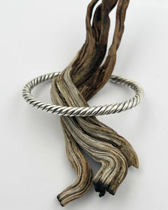 Cable Twist Stacker Cuff M/L