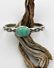 Carico Lake Turquoise High Noon Hand Stamped Stacker Cuff S/M