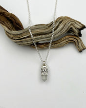 Rainbow Moonstone Eye Mini Talisman Necklace