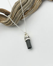Black Tourmaline Mini Raincloud Talisman Necklace