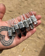 Phantom Tibetan Quartz Sun/Orb Talisman Necklace