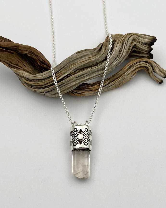 Topaz Sun Talisman Necklace