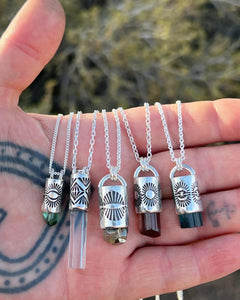 Jaba Tourmaline Eye Talisman Necklace