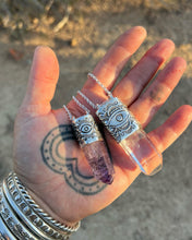 Tabby Clear Quartz Big Eye Talisman Necklace