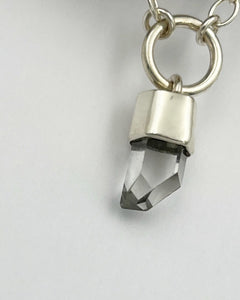 Tibetan Weirdo Quartz O Ring Talisman Necklace