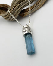 Aquamarine Eye Talisman Necklace