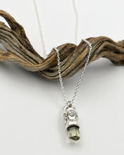 Yellow Apatite Eye Talisman Necklace
