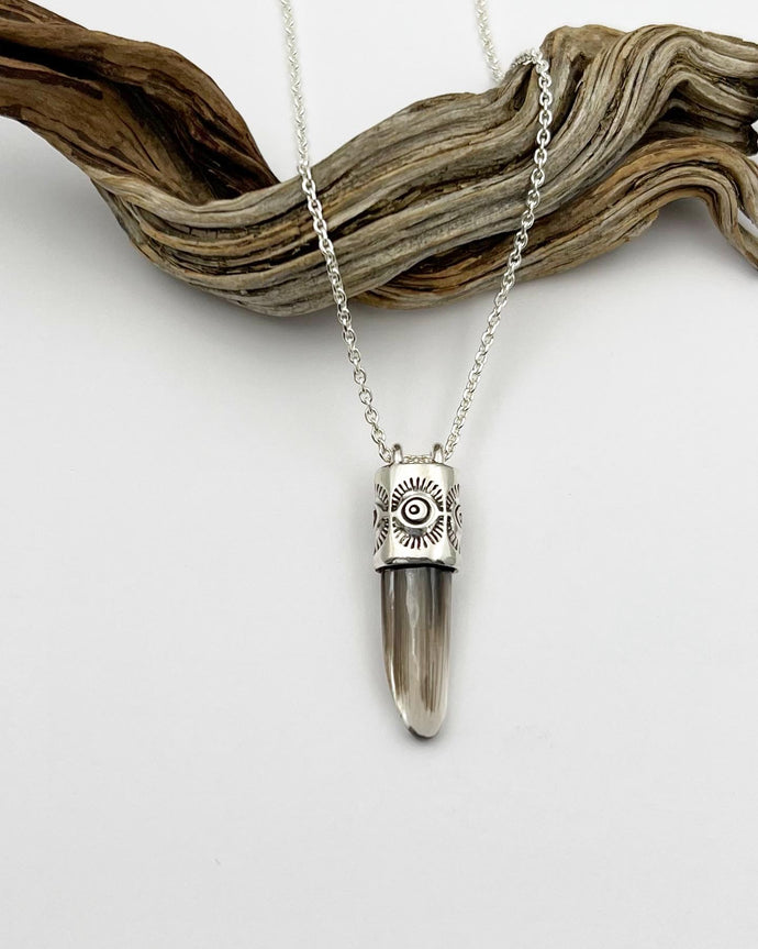 Scapolite Eye Talisman Necklace