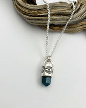 Blue Apatite Eye Talisman Necklace