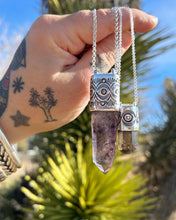 Smoky Quartz Eye Talisman Necklace