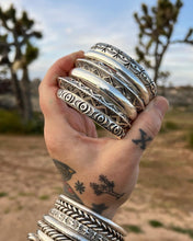 Mystic Eye Heavyweight Hand Stamped Stacker Cuff XS