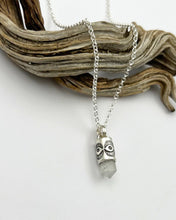 Rainbow Moonstone Eye Mini Talisman Necklace